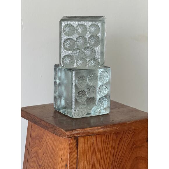 Vintage Blenko Mid Century Art Glass Bookends - Picture 4 of 5